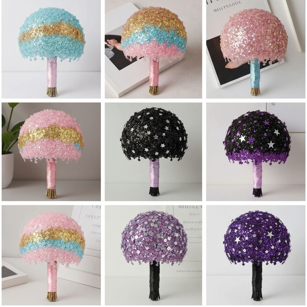 Custom Glitter Bouquet